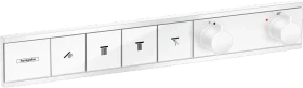 Hansgrohe RainSelect Thermostat Unterputz für 4 Verbraucher mattweiß