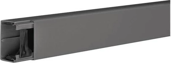 Hager LF Leitungsführungskanal / Kabelkanal, PVC / Kunststoff 40x60mm, graphitschwarz