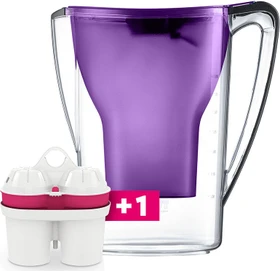 BWT Aqualizer 2.7l Tischwasserfilter inkl. Kartusche aubergine