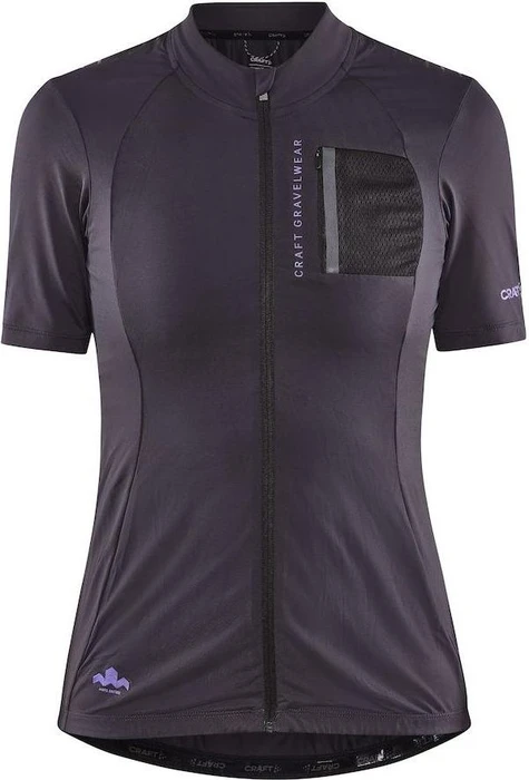Craft Adv Gravel Trikot kurzarm slate magic (Damen)