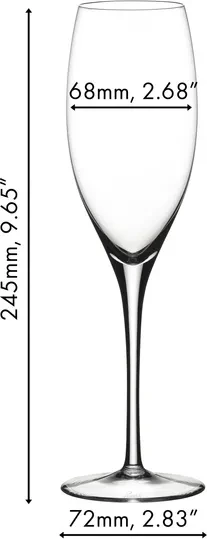 Riedel Sommeliers Jahrgangs Champagnerglas, 2 Stück