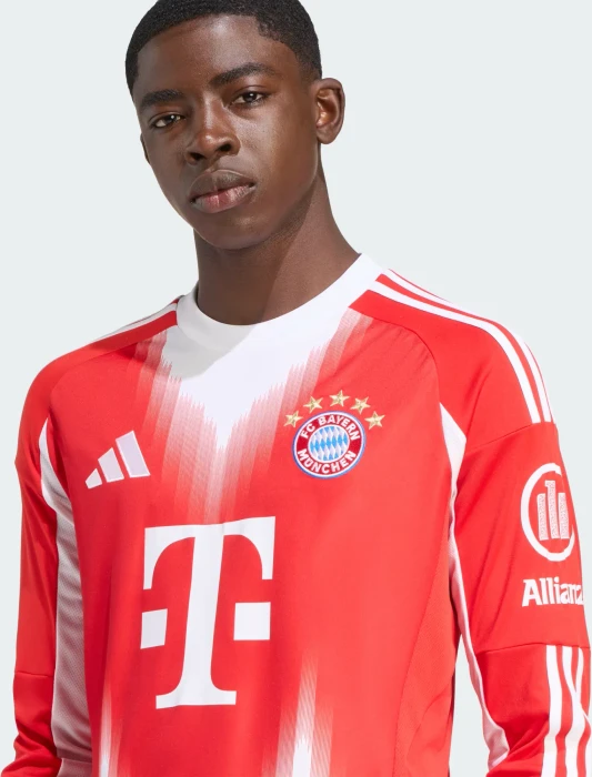 adidas FC Bayern München 2025/2026 Heimtrikot langarm (Herren)