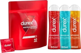Durex Play Ausprobierpaket für Sie und Ihn Gleitgel-Set, 3-tlg.