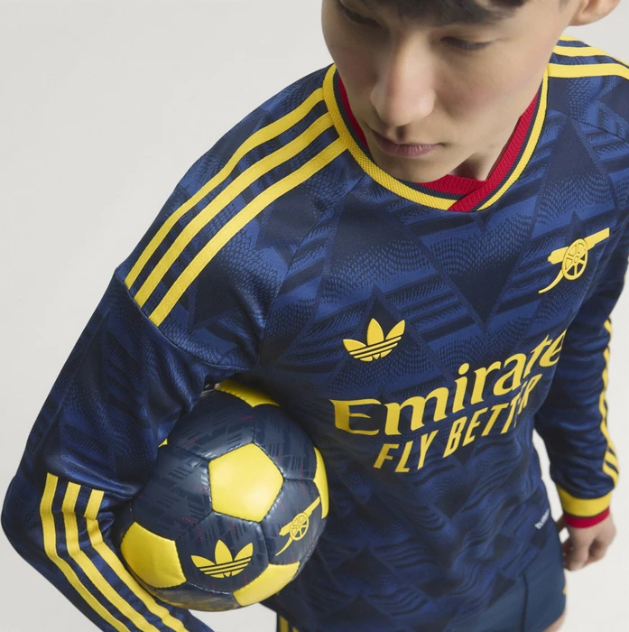 adidas FC Arsenal Authentic 2026/2027 Auswärtstrikot langarm collegiate navy (Herren)