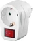 Wentronic Goobay Steckdosenadapter mit Schalter, 1-fach, weiß Vorschaubild