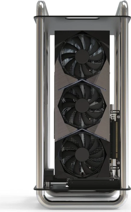 Streacom DA6 Open Frame, schwarz, Mini-ITX