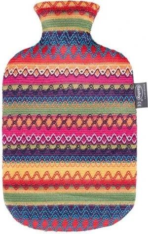 Fashy Wärmflasche mit Bezug Peru-Design