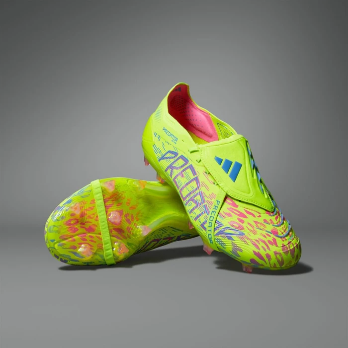 adidas Predator Elite Fold-Over Tongue FG lucid lemon/lucid pink/blue fusion
