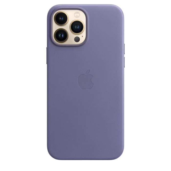 Apple Leder Case mit MagSafe für iPhone 13 Pro Max Wisteria
