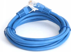 EFB Elektronik PVC CCA Patchkabel, Cat5e, U/UTP, RJ-45/RJ-45, 3m, blau