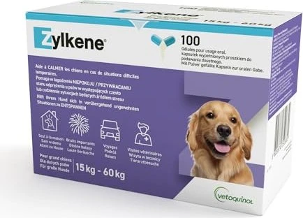 vetoquinol Zylkene 450mg Kapseln für große Hunde, 100 Stück