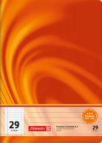 Brunnen Vivendi Schulheft, A4, Lineatur 29, orange, 16 Blatt