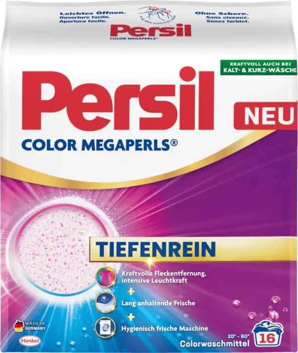 Persil Color Megaperls Waschmittel, 16 Waschladungen