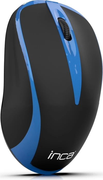 Inca IWM-221RSMV Wireless Mouse schwarz/blau, USB