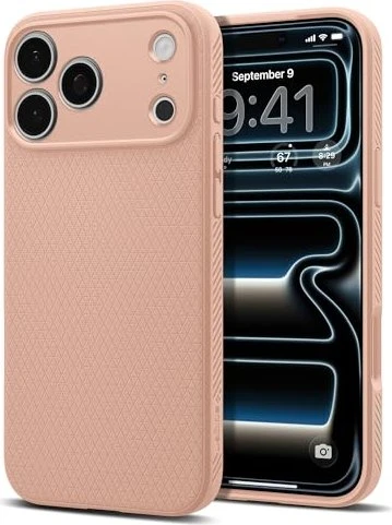 Spigen Liquid Air für Apple iPhone 17 Pro Max rose titanium