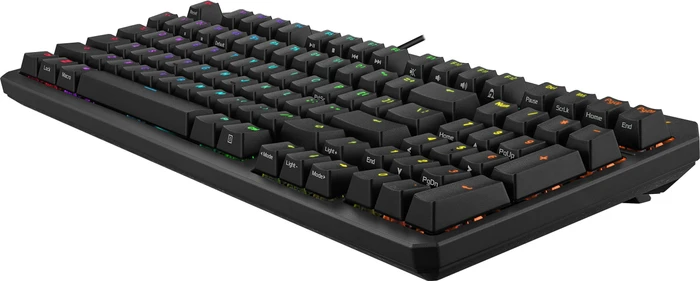 ASUS TUF Gaming K3 Gen II, LEDs RGB, TUF Optical-Mech RED Linear, USB, ES