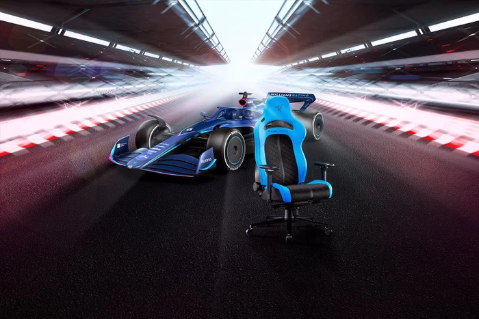 Razer Enki Pro Williams Esports Edition Gamingstuhl, Alcantara schwarz/blau