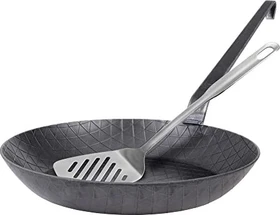Gräwe Iron-High Bratpfanne mit Hakenstiel hoher Rand 27.5cm