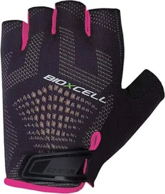 Chiba BioXCell Super Fly Fahrradhandschuhe schwarz/rosa