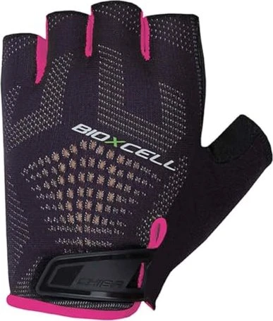 Chiba BioXCell Super Fly Fahrradhandschuhe schwarz/rosa
