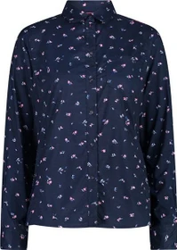 CMP Floral Hemd langarm blau (Damen)
