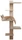 Kerbl Wandkratzbaum , 150cm, braun (81612)