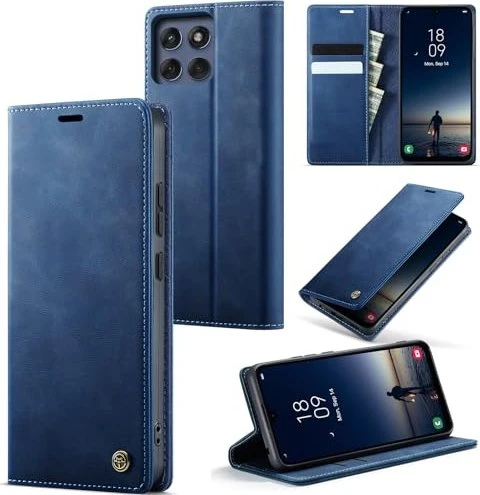 Owlhold Klapphülle für Motorola Edge 50 Fusion blau
