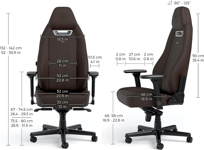 noblechairs Legend Java Edition Gamingstuhl, braun