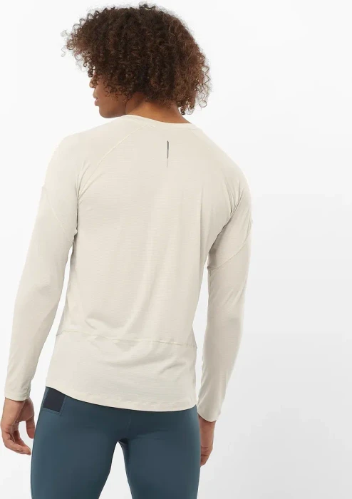 Salomon Cross Run Laufshirt langarm rainy day (Herren)