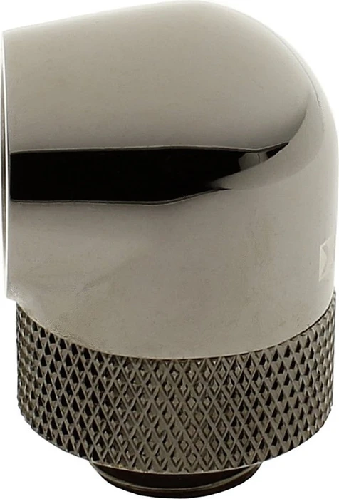 XSPC 90°-Verbinder G1/4" V2, schwarz verchromt, 4er-Pack
