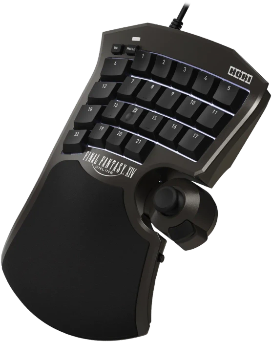 Hori Tactical Assault Commander F14 Final Fantasy XIV Black Edition (PC/PS5/PS4), schwarz, USB