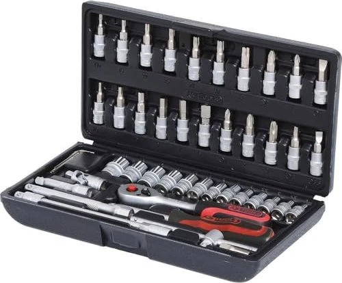KS Tools Steckschlüsselsatz inkl. Werkzeugbox, 46-tlg.