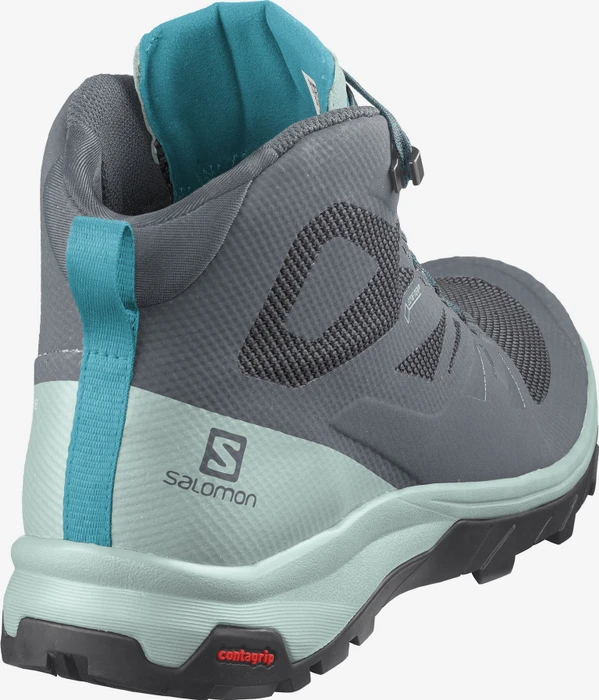 Salomon OUTline Mid GTX stormy weather/icy morn/bluebird (Damen)