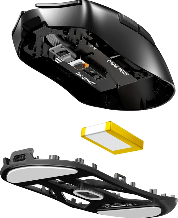 be quiet! Dark Perk Sym Wireless Gaming Mouse, schwarz, USB