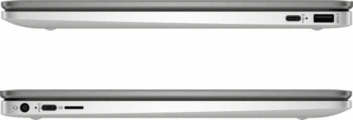 HP Chromebook 14a-na0019ng, Mineral Silver, Celeron N4020, 8GB RAM, 128GB Flash, DE