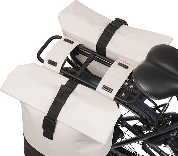 Basil Cove Doppeltasche Gepäcktasche off white/black