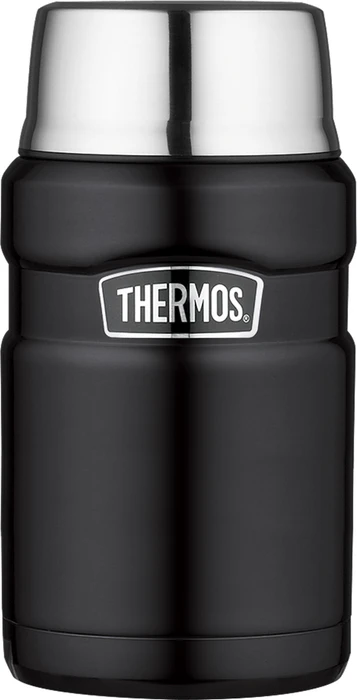 Thermos Stainless King Isolier-Speisegefäß 710ml matt schwarz