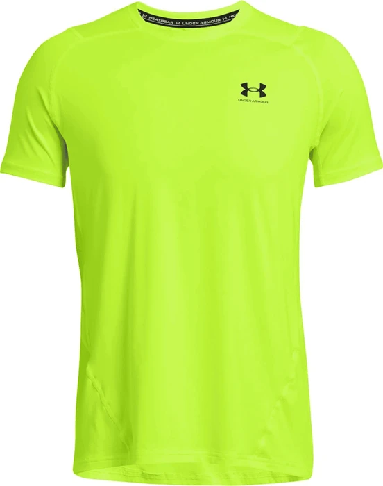 Under Armour HeatGear Armour Funktionsshirt kurzarm gelb (Herren)