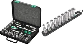 Wera 8100 SB 2 Zyklop Speed Bitset/Steckschlüsselsatz inkl. Koffer, 43-tlg.