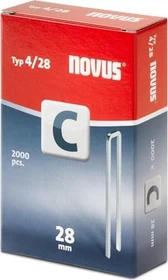 Novus Typ 4 Tacker-Klammern, 28x6.1mm, 2000 Stück