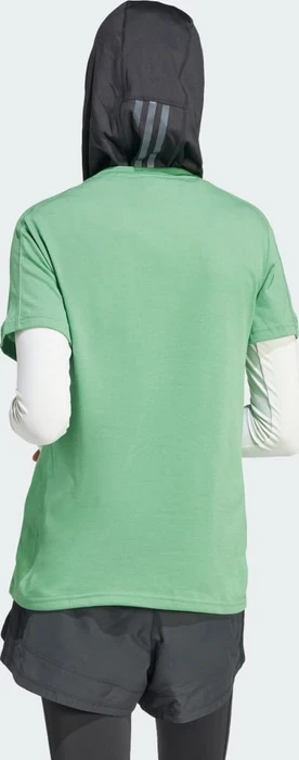 adidas Aeroready Train Essentials Minimal Branding Funktionsshirt kurzarm preloved green (Damen)