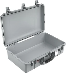 Peli Air Case 1555 Schutzkoffer ohne Schaumstoff silber