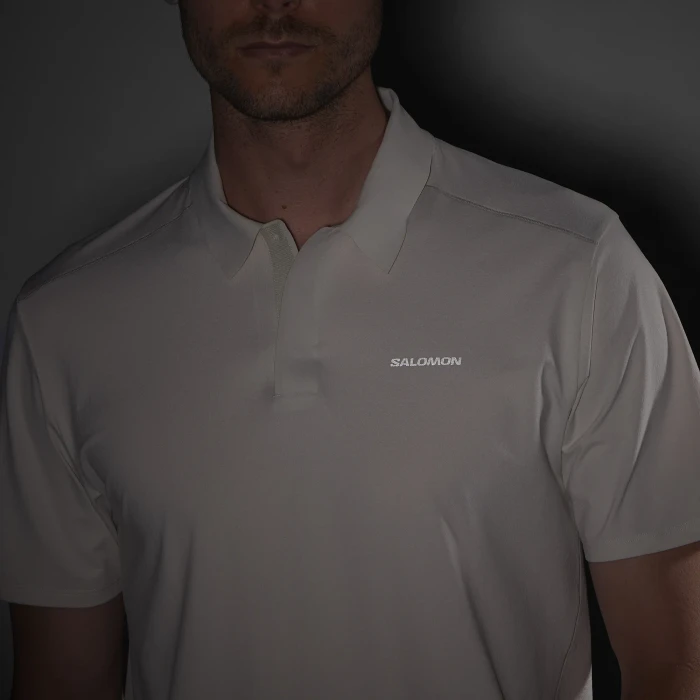 Salomon Trackline Poloshirt kurzarm rainy day (Herren)