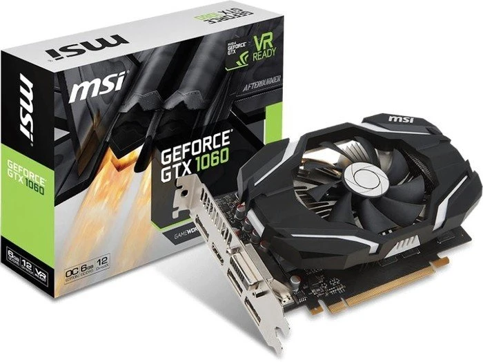 MSI GeForce GTX 1060 6G OC, 6GB GDDR5, DVI, HDMI, 3x DP