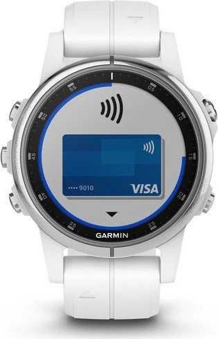 Garmin Fenix 5S Plus Sapphire weiß
