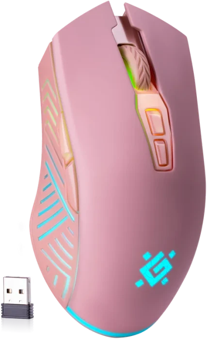 Defender Pandora GM-502 Wireless Gaming Mouse rosa, USB