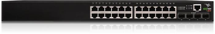 bintec elmeg ESW4000 Rackmount Gigabit Managed Switch, 24x RJ-45, 4x SFP, 190W PoE+