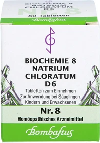 Bombastus Biochemie nach Schüßler Nr. 8 D6 Tabletten, 80 Stück