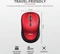 Trust Yvo Wireless Mouse Set mit Wendehülle für 15.6" Laptops, rot, USB Vorschaubild