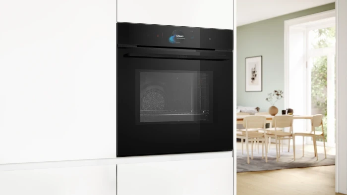Bosch Serie 8 HNG978NB1 Backofen mit Mikrowelle und Dampfunterstützung